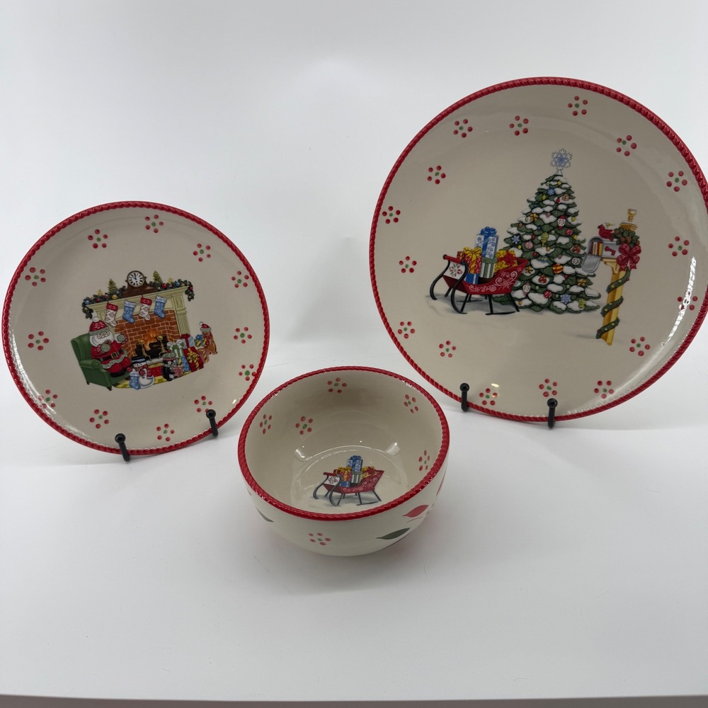 Temp-tations by Tara Old World Christmas 12 Piece Dinnerware Set KFI-XNG-320993